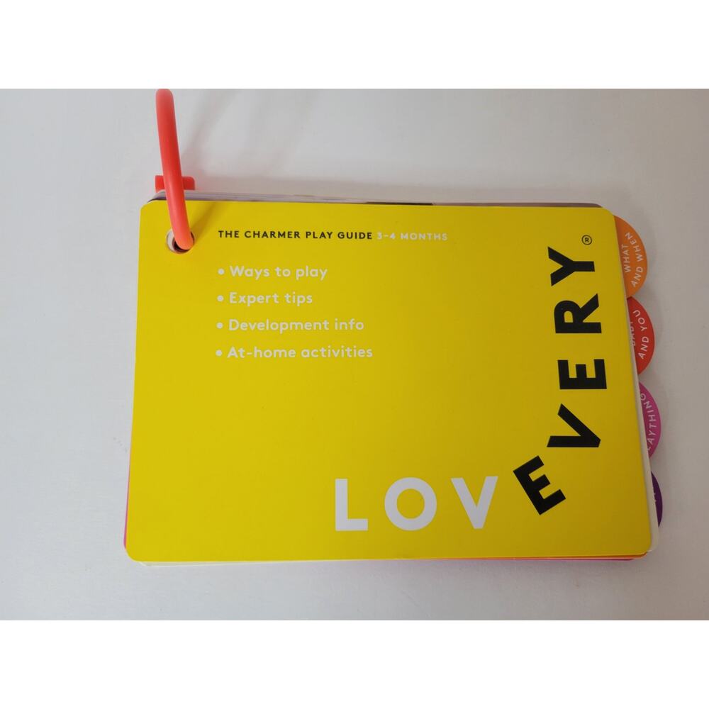 Lovevery The Charmer Play‎ Guide Book Activities for Play 3-4 Mos Montessori